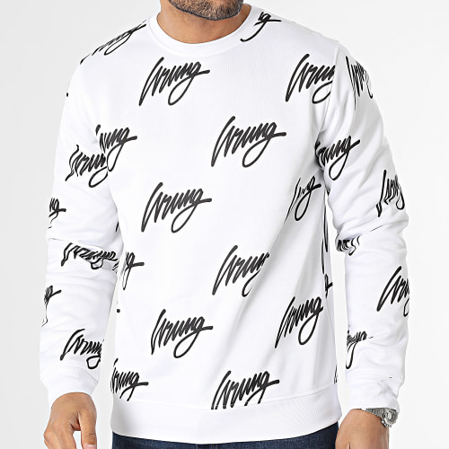 Sweat Crewneck Sign Blanc