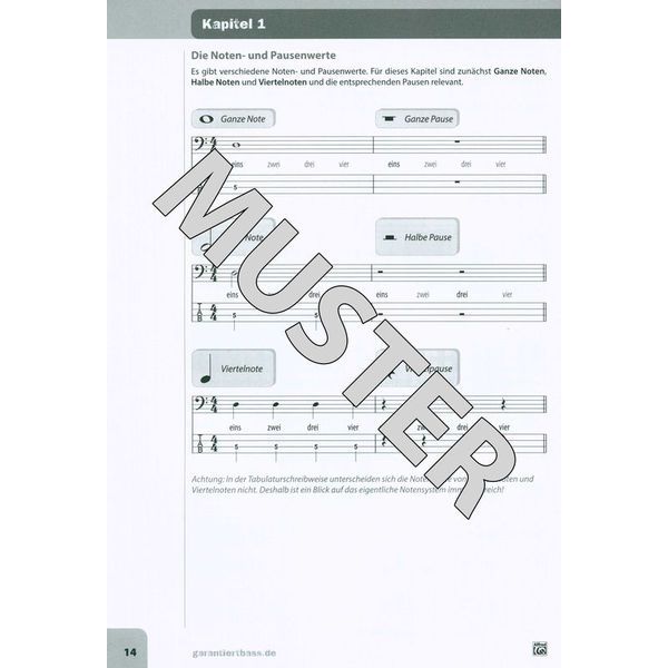 Alfred Music Publishing Garantiert Bass lernen