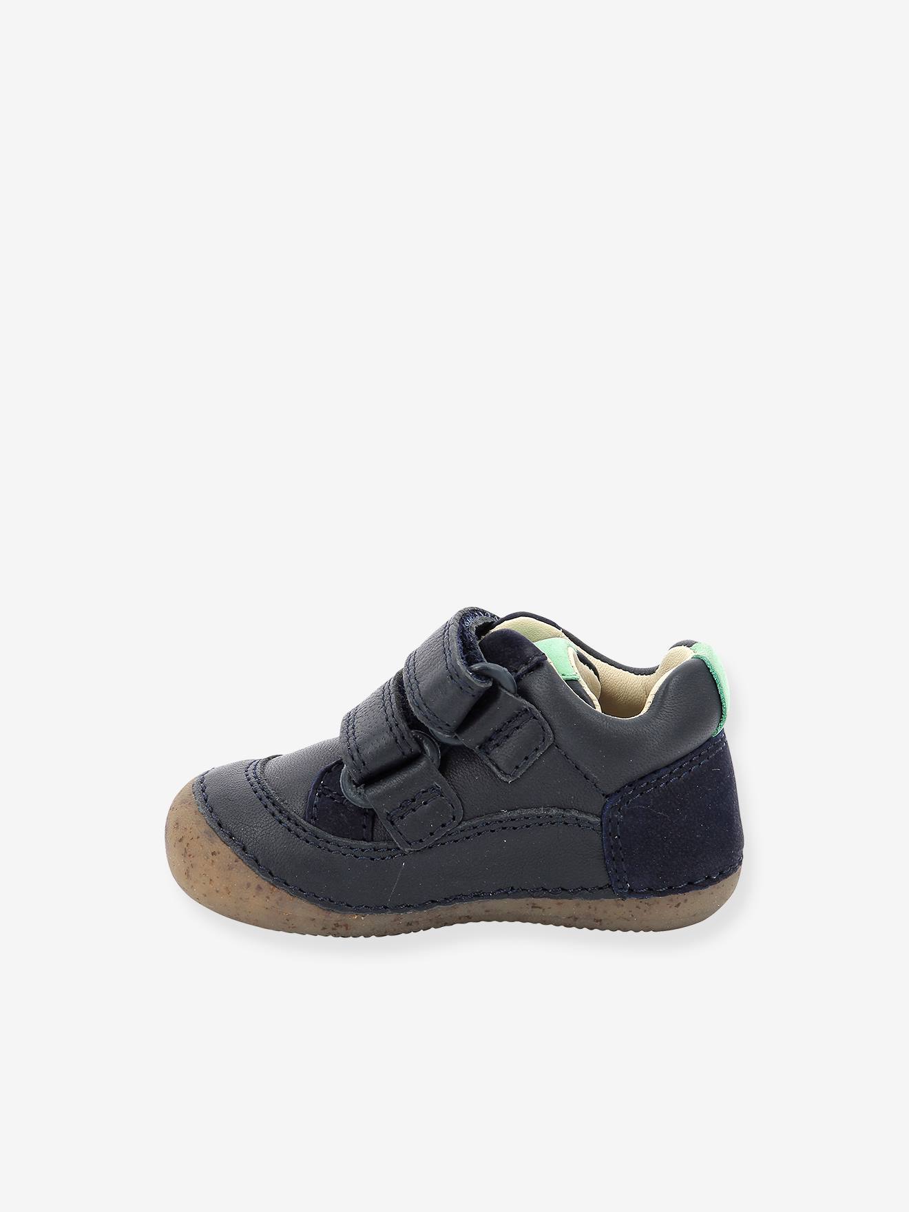 Botas Sostankro KICKERS® para primeiros passos, azul marinho bebê