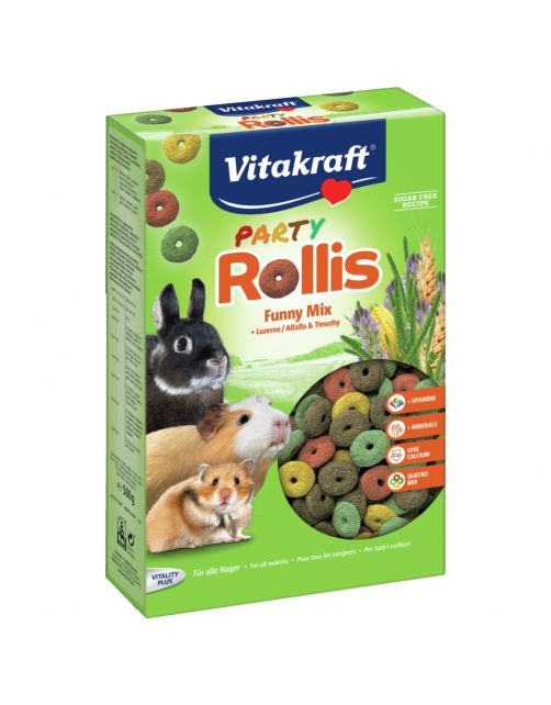 Vitakraft Rollis Party - Knaagdiersnack - 500 g
