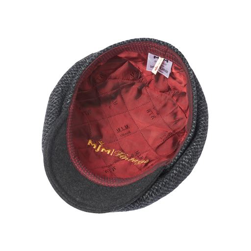 MJM Peeky Xtra 42 Wool Mix Sixpence, Grey Antra Peak, XL
