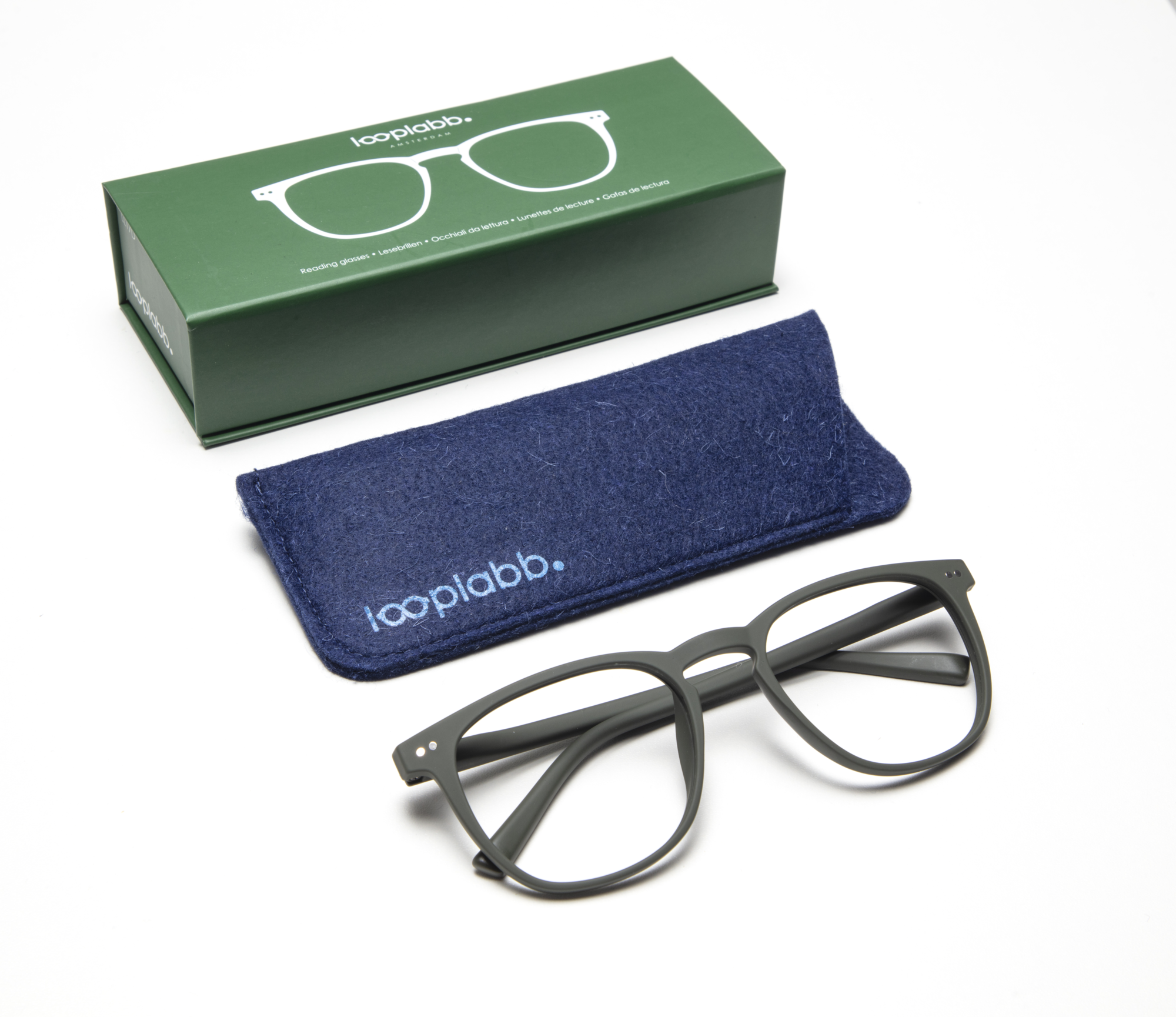 Leesbril LL17D The George olive green THE GEORGE / OLIVE GREEN - +2.50