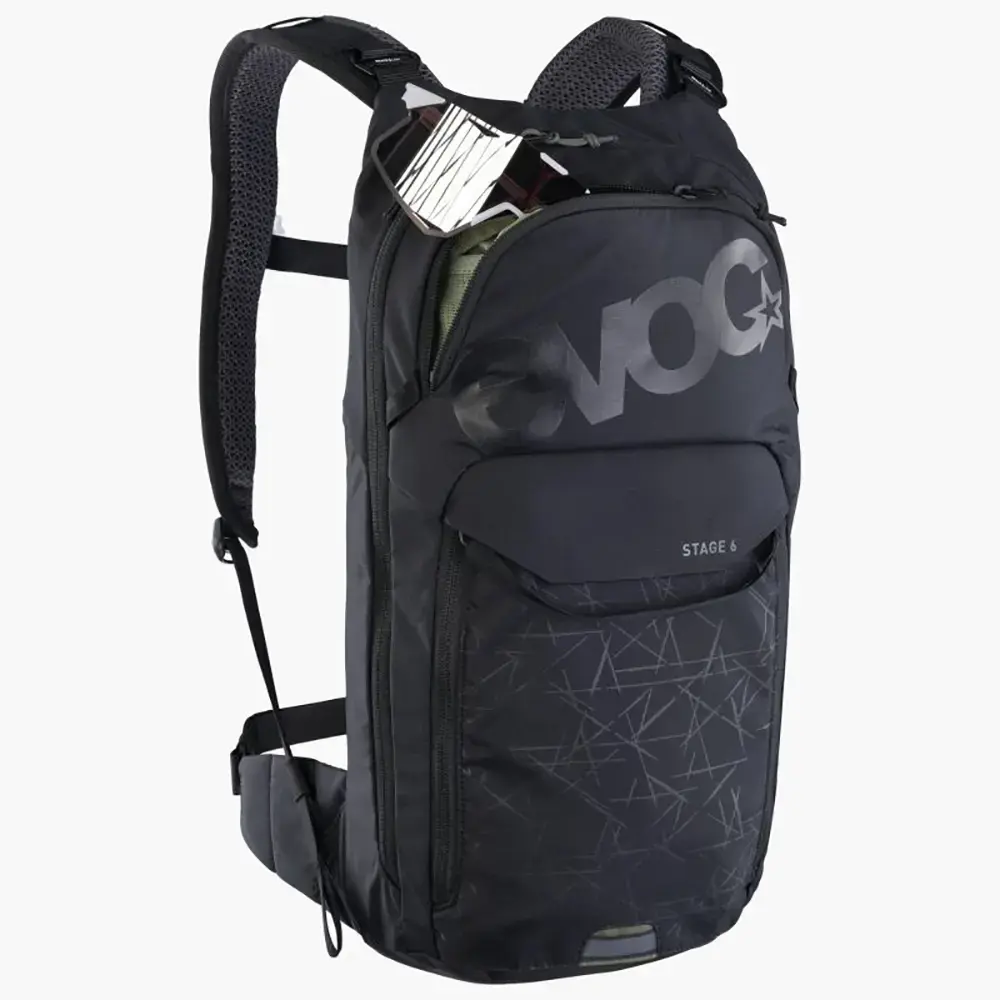 Evoc Stage 6L + 2L Bladder Drinkrugzak Zwart