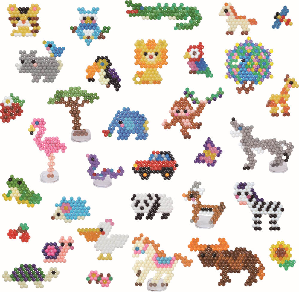 EPOCH Aquabeads 32808 Mega Bastelbox Safari 3000 Stück