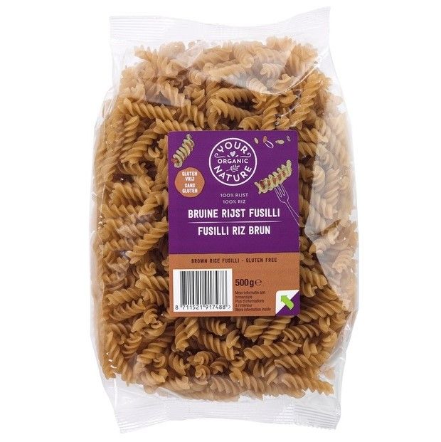 Your Organic Nature Bruine rijst fusili 500 gram