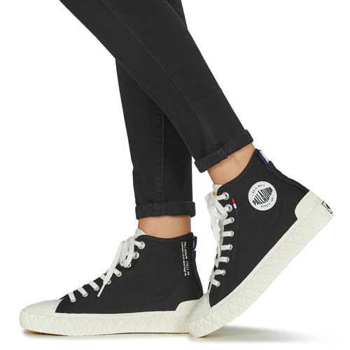 Palladium - PALLA ACE CVS MID - Noir / Blanc