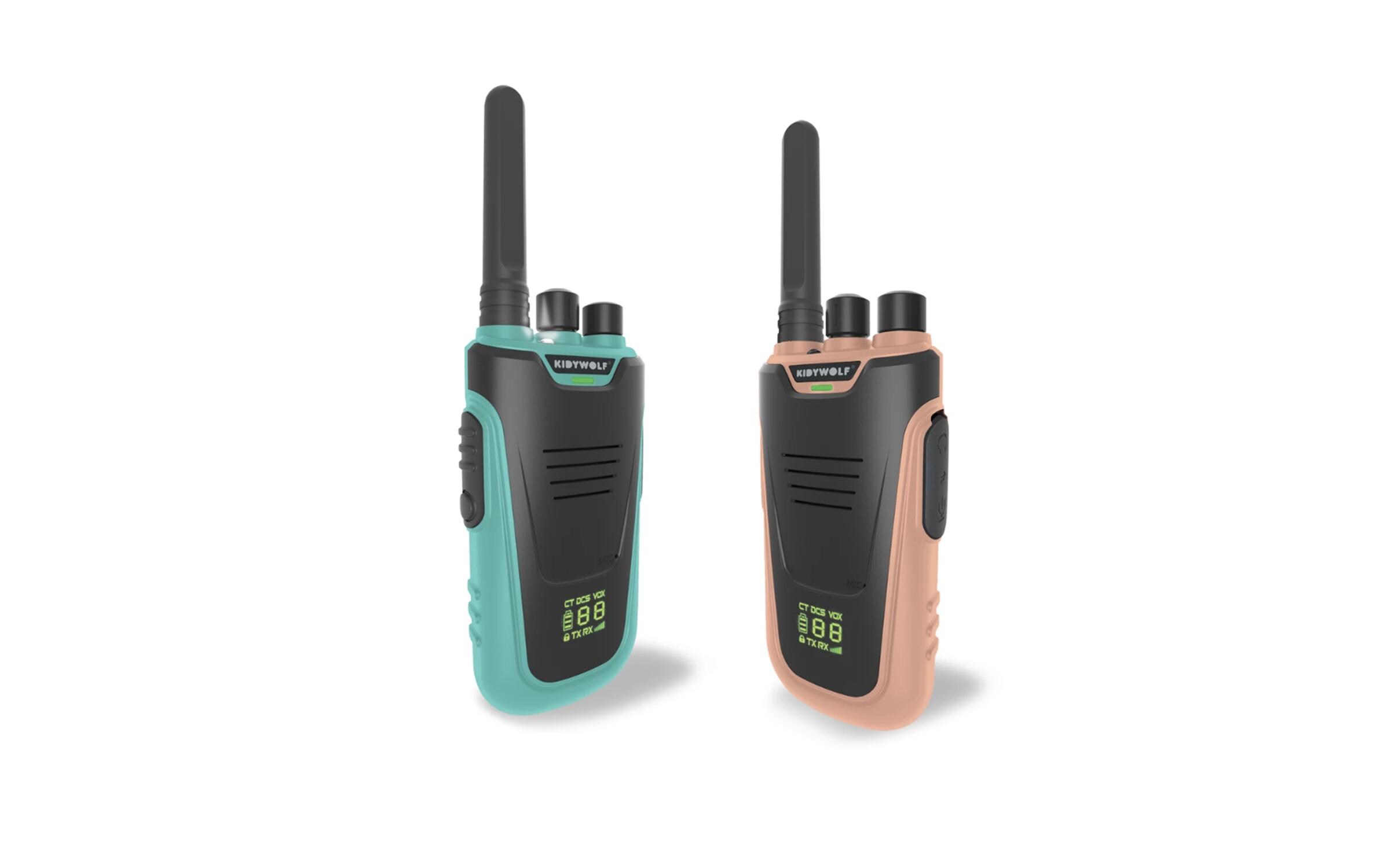 Walkie-Talkies mit Taschenlampe hellblau/rosaWalkie-Talkies mit Taschenlampe
