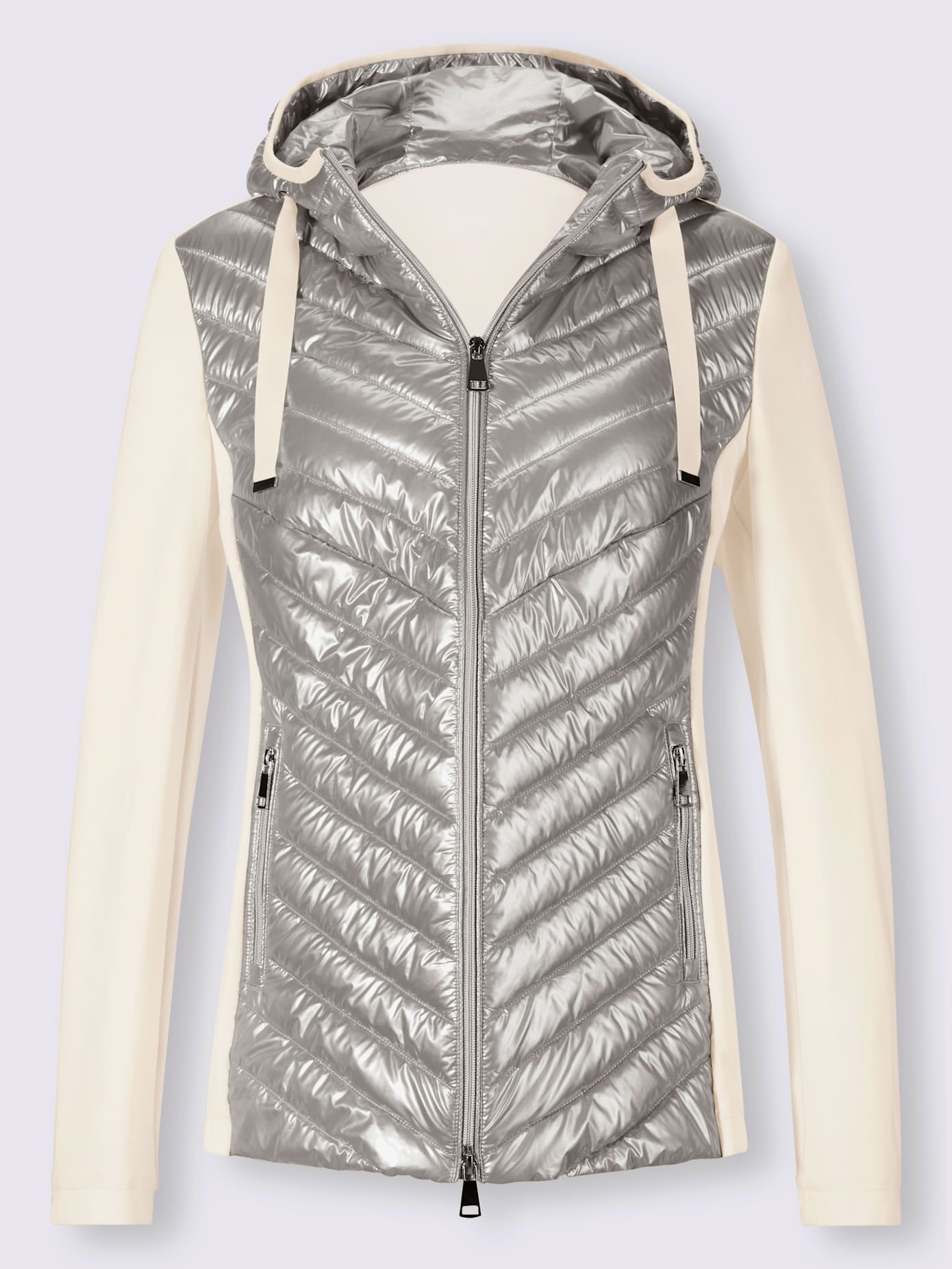 Veste à la brillance métallisée