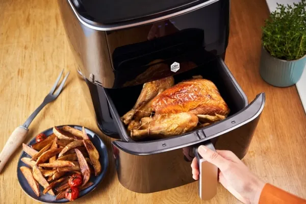 OBH Nordica Easy Fry & Grill FW2018S0 3in1 Steam  - Varmluftsrister - 6.5 liter - sort
