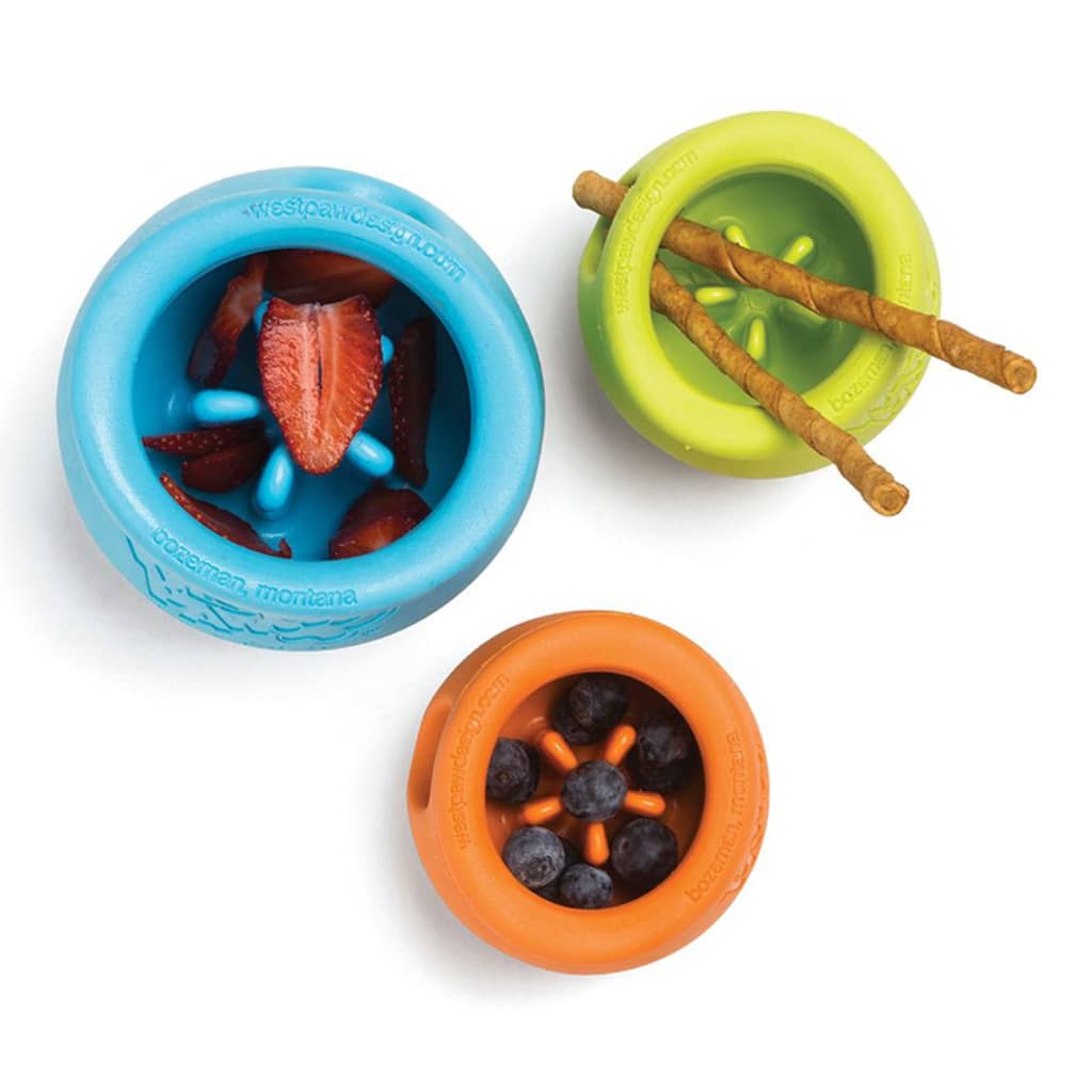 Jouet pour chiens avec zogoflex toppl orange mandarine s