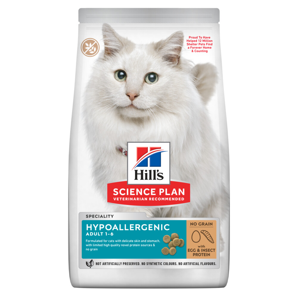 Hill's Cat Adult HypoallergenicEgg & Insect Protein1,5 kg