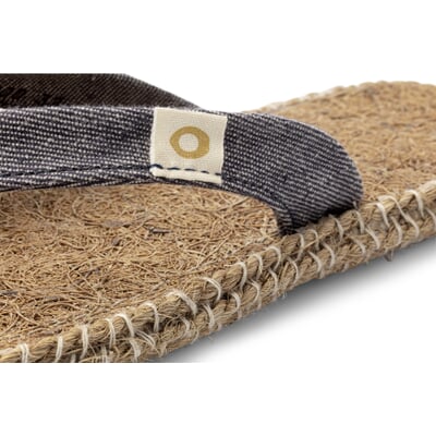 Unisex-Zehentrenner Naturfaser, Denim