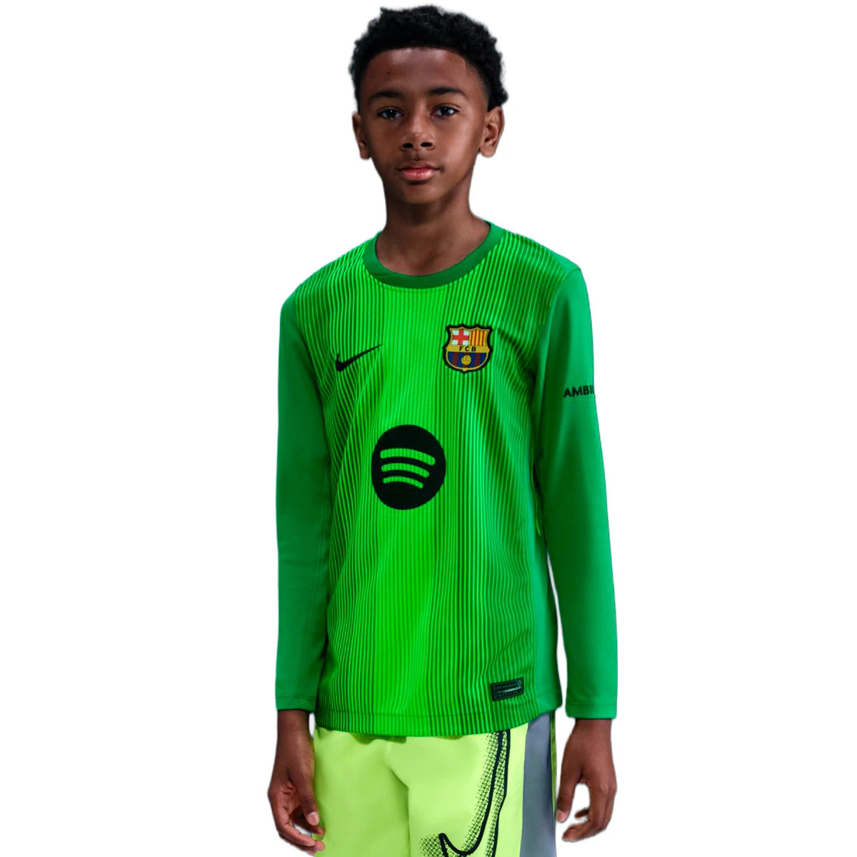 Camisola Nike FC Barcelona Primeiro Equipamento Guarda-redes M/L 2025-2026 Criança