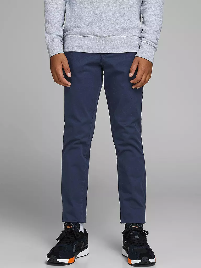 JACK & JONES Jungen Chino JJIMARCO blau
