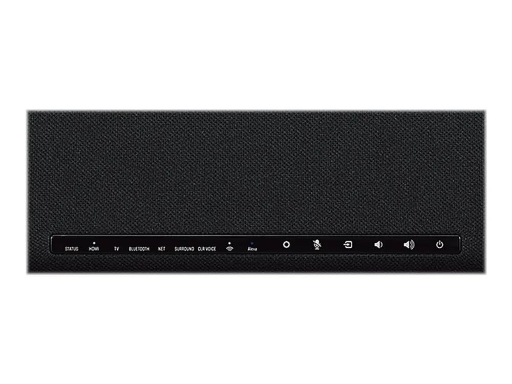 Yamaha YAS-109 - Soundbar - trådløs - Ethernet, Fast Ethernet, Wi-Fi, Bluetooth - trevejs - sort