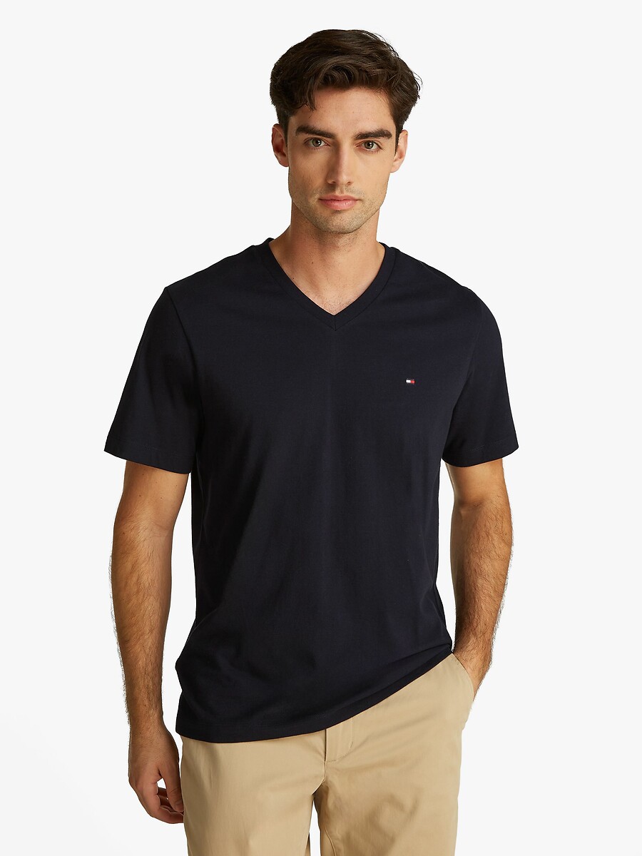 TOMMY HILFIGER<br>Camiseta com decote em V