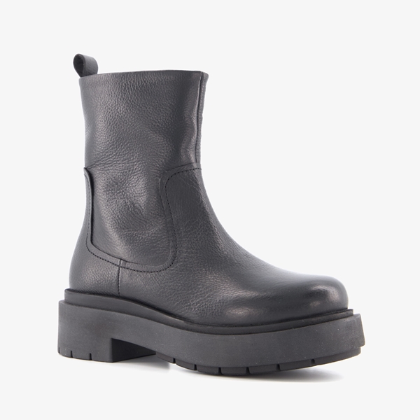 Groot leren meisjes chelsea boots