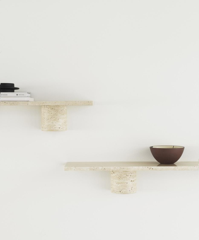 Normann Copenhagen Sten wandplank 120 Black Marble