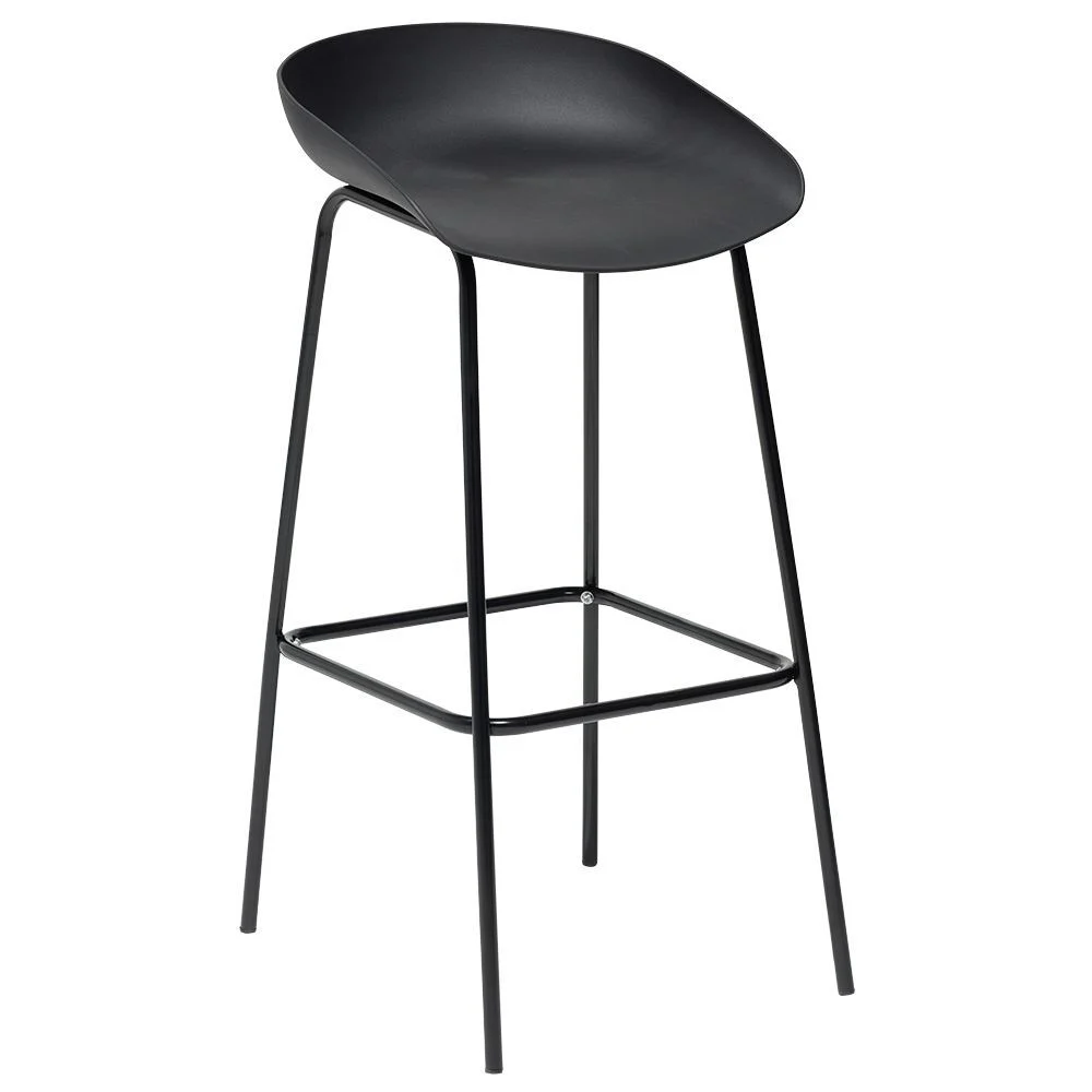 Tabouret de Bar Izan Noir - 42,5x46xH82cm x2