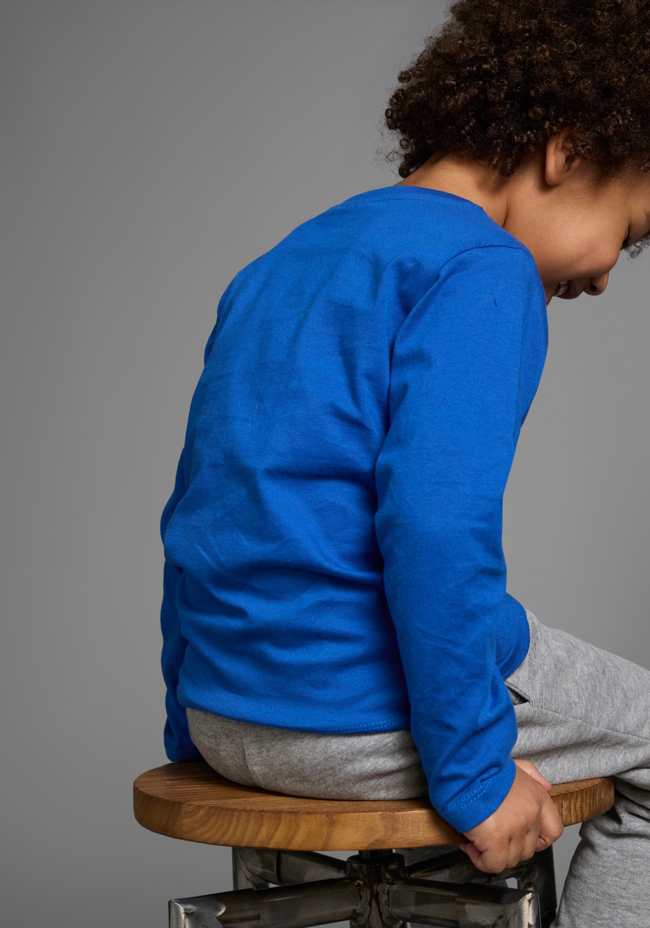 KIDSWORLD Langarmshirt »EINZIG NICHT ARTG!«, Langarm,  Basic-Passform,  bedruckt,  Rundhalsausschnitt