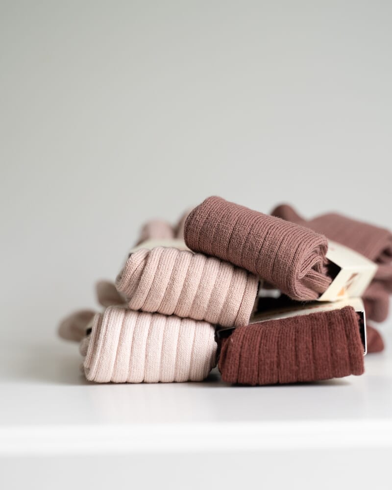 Strømpebukse rib praline - Cóndor - Rumpetroll