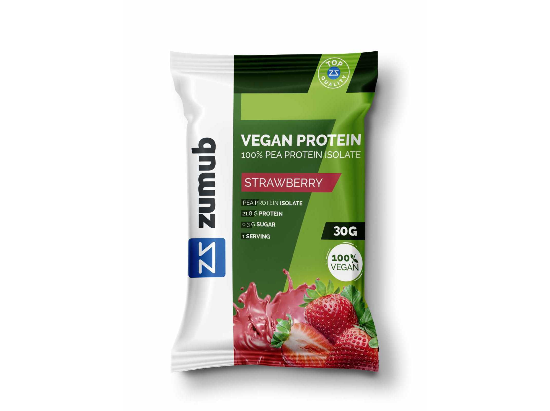 PROTEINA VEGAN ZUMUB MORANGO 30G