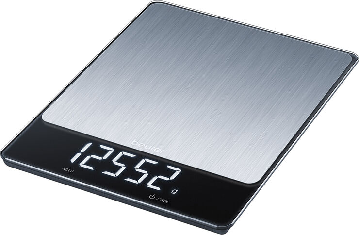 Beurer XL Køkkenvægt KS 34 Stainless steel Grå