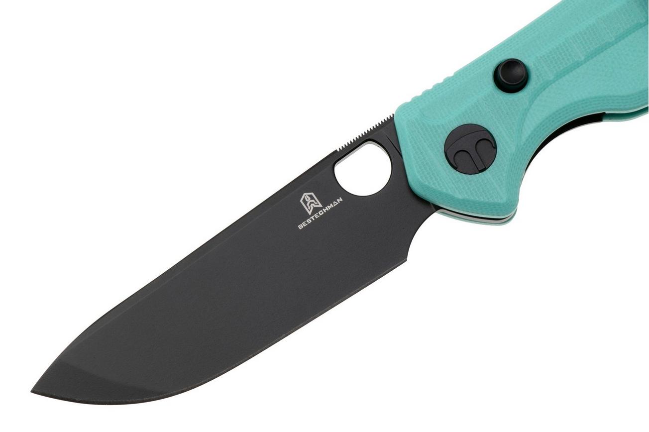 Bestechman Angry Owl BMK12B-2 PVD D2, Seafoam G10, zakmes
