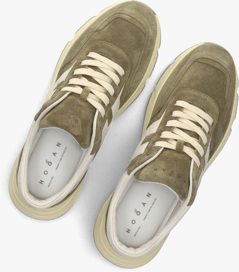 groene hogan lage sneakers hyperlight allacciato h