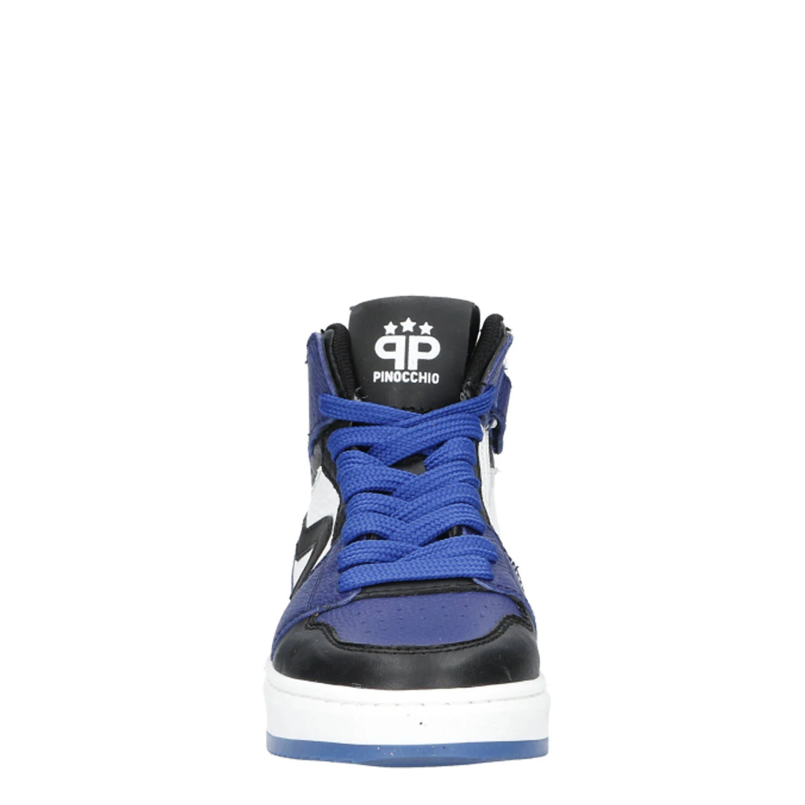 Pinocchio leren sneakers blauw/zwart