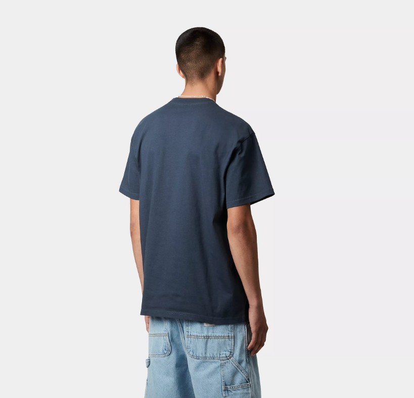 Carhartt WIP SS Chase T-Shirt White / Gold