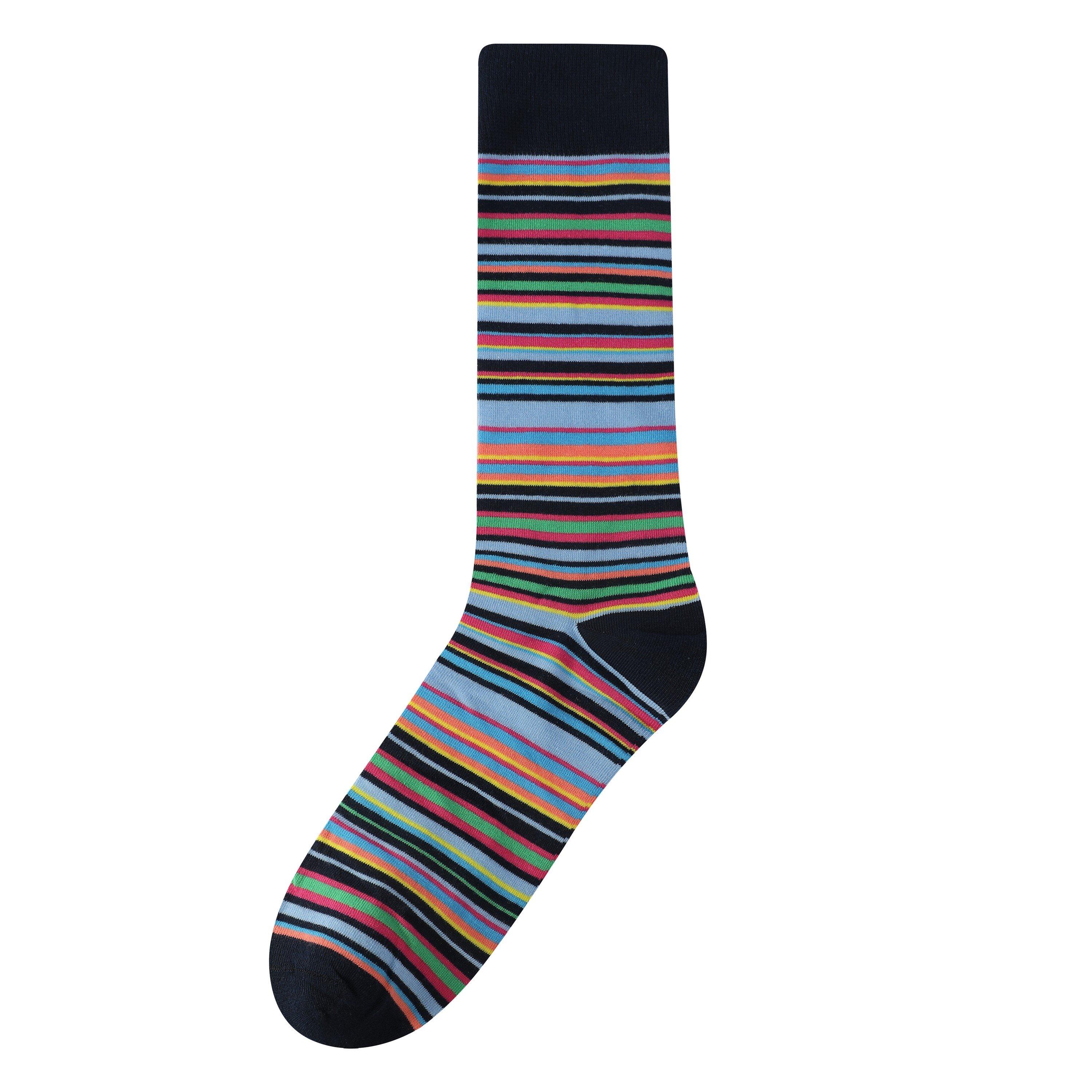 Firetrap 3pk Strip Sock Mens