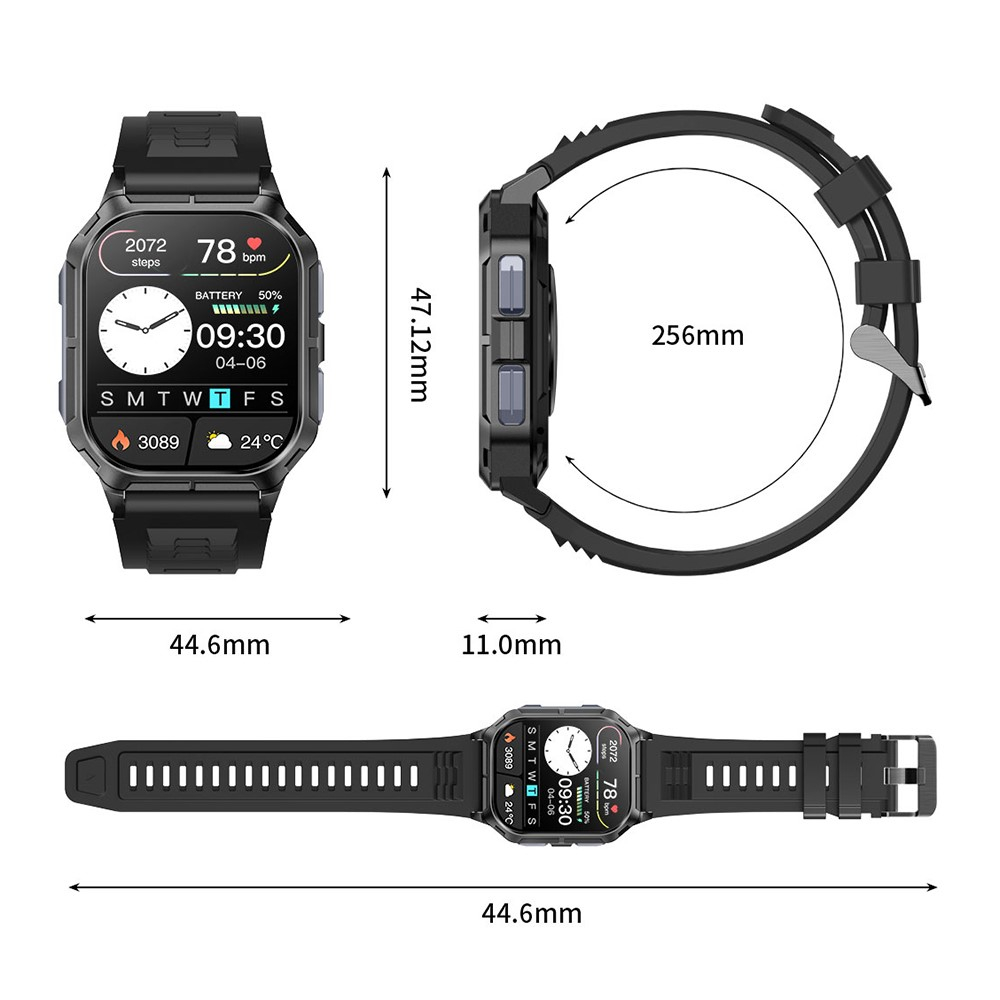 Fitness Tracker Smart Watch 2.01