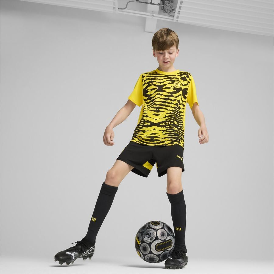 Puma Maillot d’avant-match à manches courtes Borussia Dortmund Enfant et Adolescent
