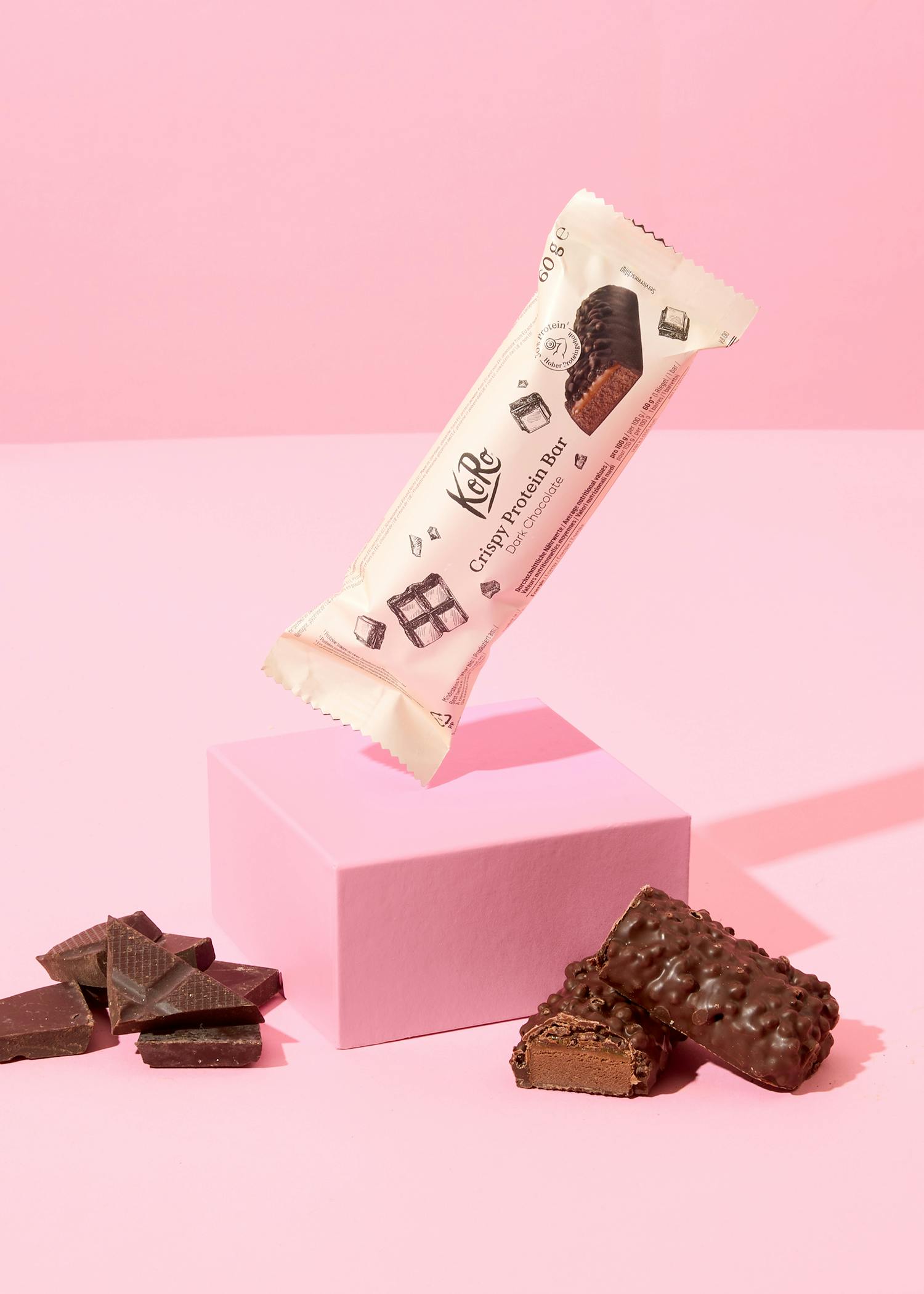Crispy Protein Bar Dark Chocolate 60 g