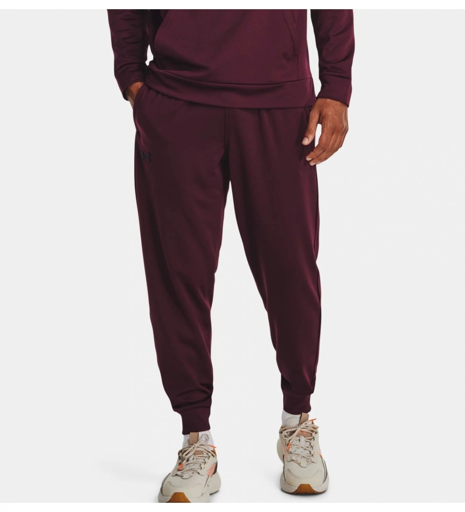 Calça de moletom Under Armour Jogger Fleece granada