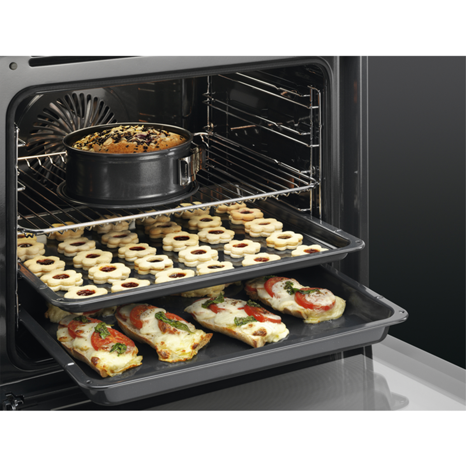 AEG Einbau-Backofen BEK435060M - A+