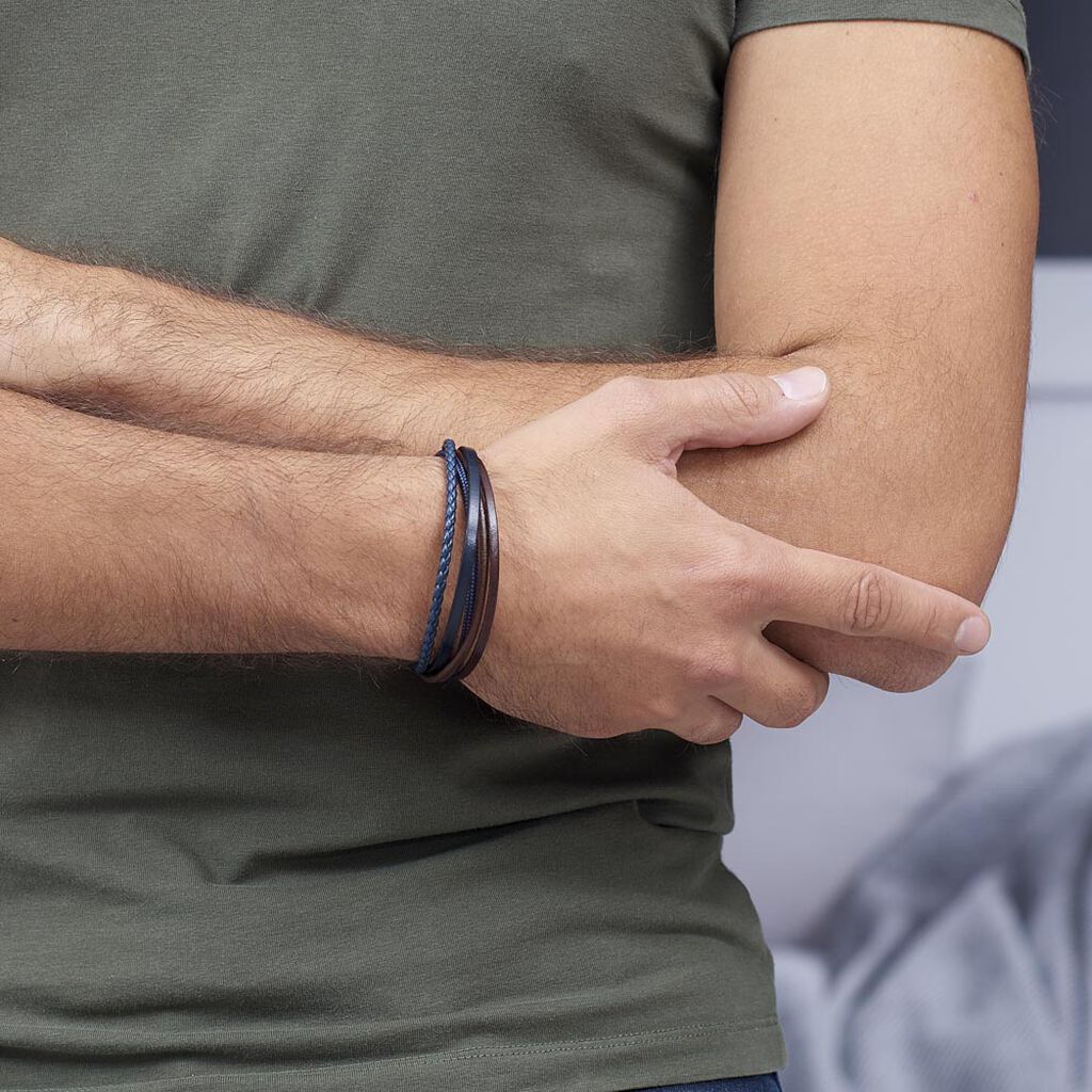 Bracelet Romain Acier Blanc