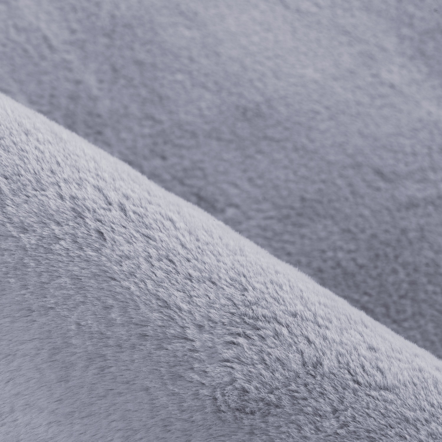 Ayyildiz Teppiche Hochflor-Teppich »POUFFY 5100« rund 20 mm Höhe Läufer, weicher glatter Softflor, Kaninchen Fell Haptik, waschbar