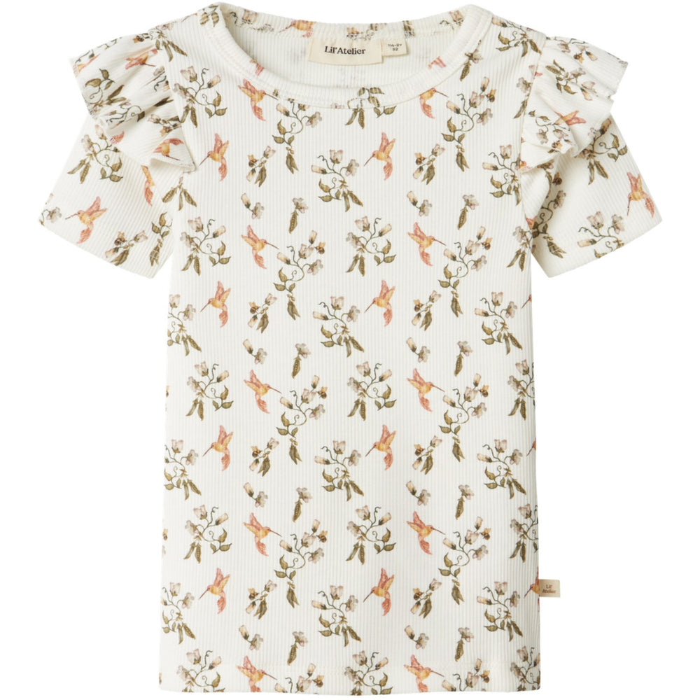 Køb Lil'Atelier Coconut Milk Humming Bird Nmflavo Evo Ss Slim Top Lil