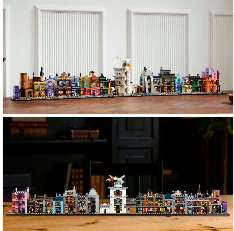 LEGO Harry Potter - Wegisweg Tovenaarswinkels - Bouwset - 12 Microfiguren