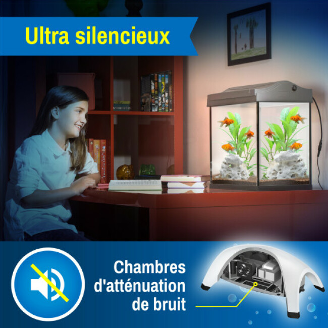 Pompe à air Tetra APS blanche pour aquarium
