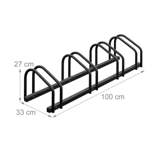 Sykkelstativ for 4 sykler