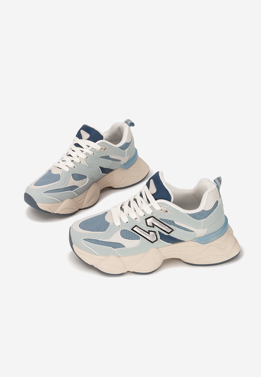 Baskets pour femme bleus Nailyn
