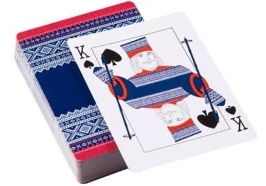 Kortstokk i Marius design<br>Spillekort med klassisk mønster