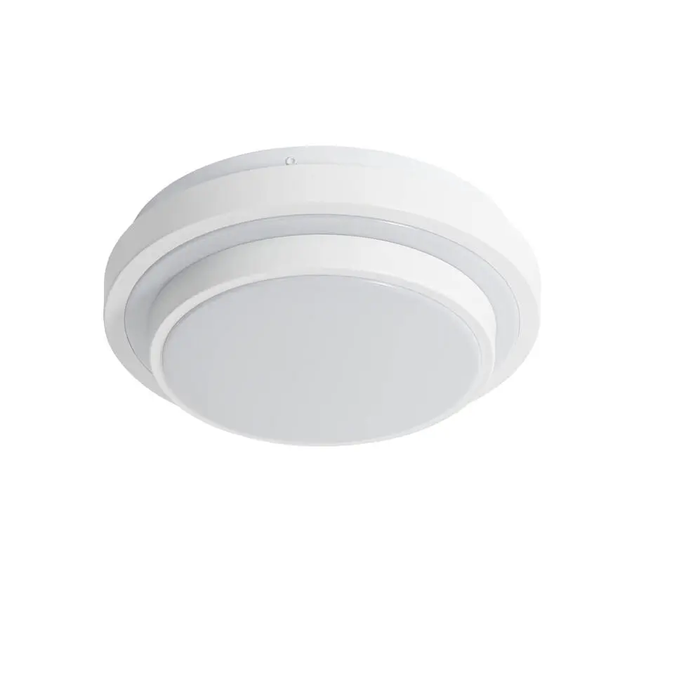 Qazqa plafondlampen buiten walden wit e27