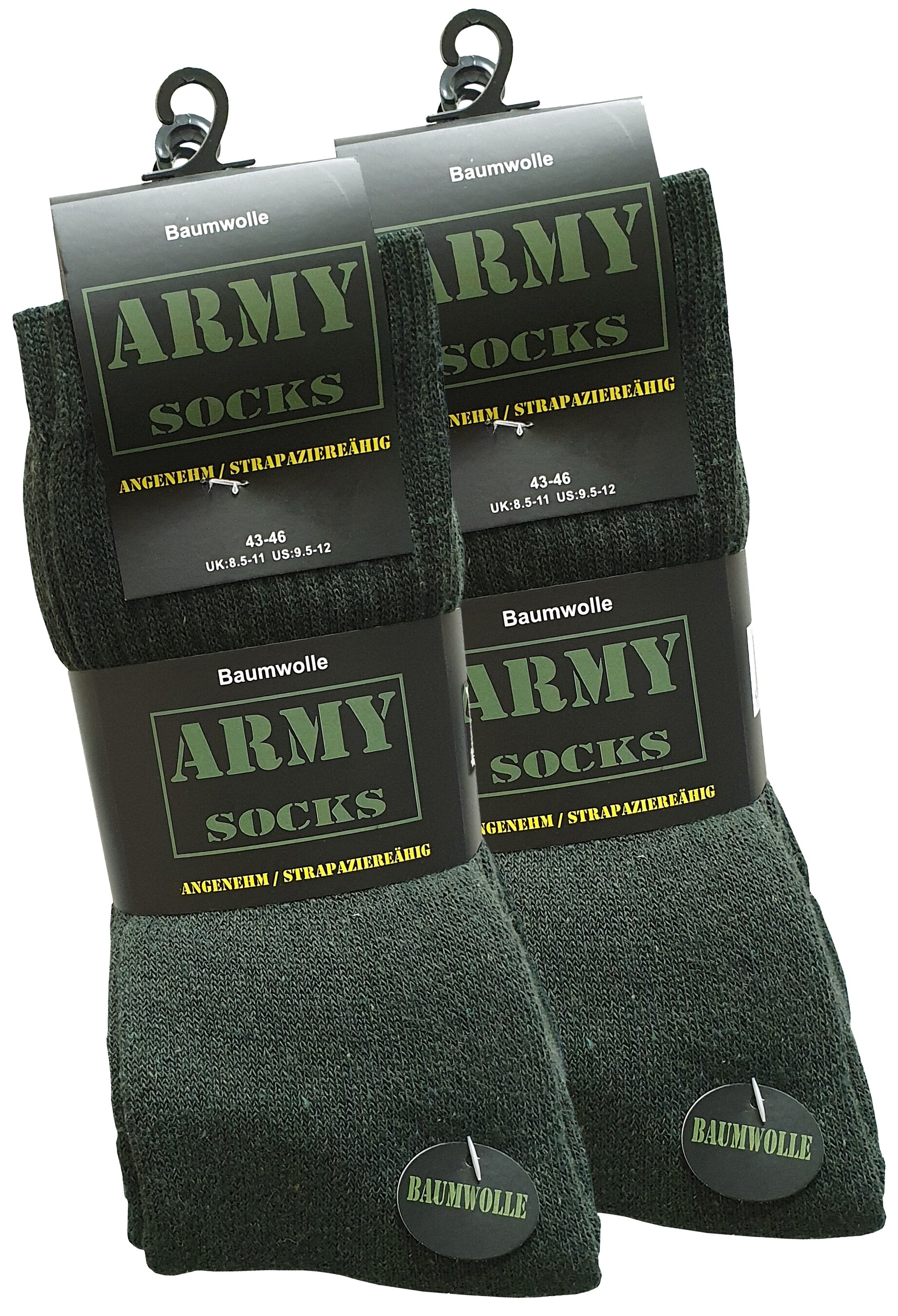 Cotton Prime® 10 Paar ARMY und JÄGER Socken