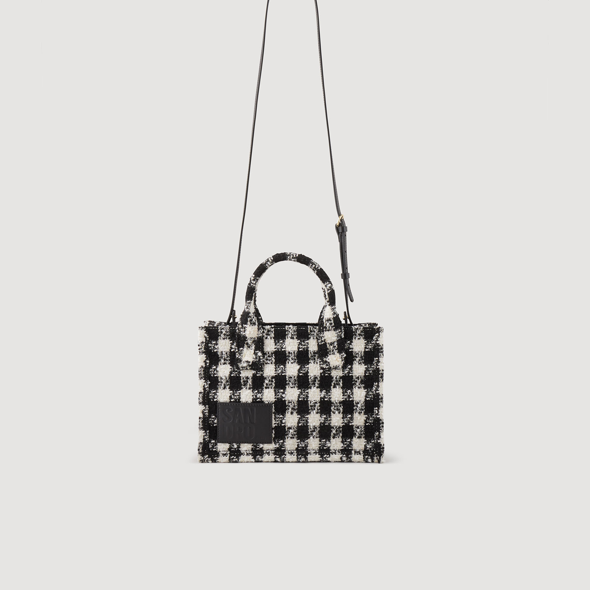 Petit cabas Kasbah en tweed