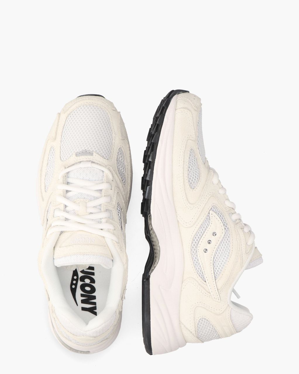 Saucony Grid Jazz 9 Wit/Off-White Damessneakers