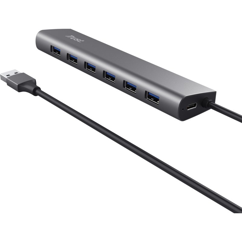 Trust Halyx USB 3.2 Gen 1 (3.1 Gen 1) Type-A 5000 Mbit/s Argent